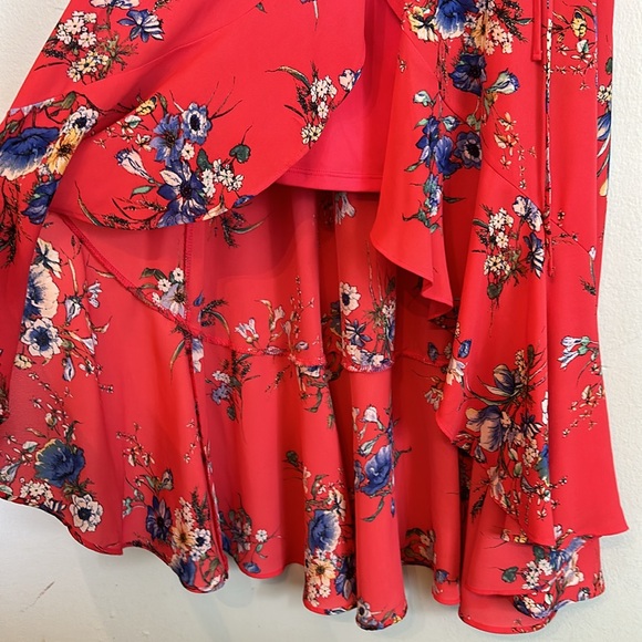 Soprano Red Floral Maxi Dress - Picture 6 of 9